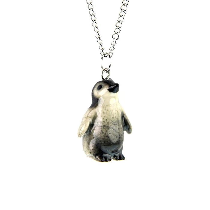 Penguin Chick Pendant Porcelain Pendant Blue Planet Jewelry