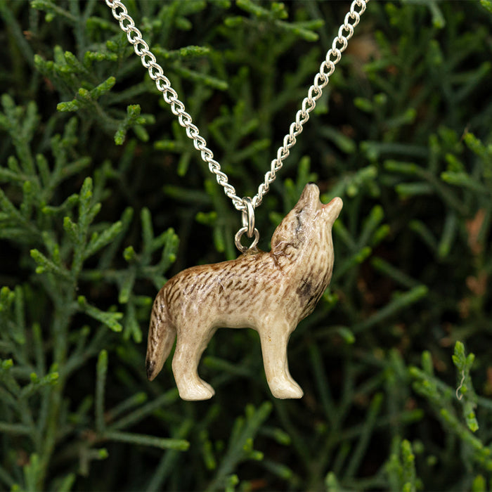 Wolf Howling Pendant