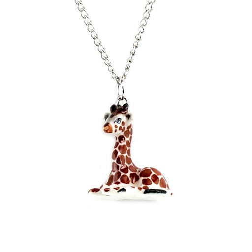 Giraffe Pendant Porcelain Pendant Blue Planet Jewelry