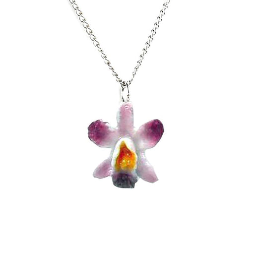 Orchid Magenta Pendant - Porcelain Pendant - Blueplanetjewelry.com