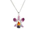 Orchid Magenta Pendant - Porcelain Pendant - Blueplanetjewelry.com