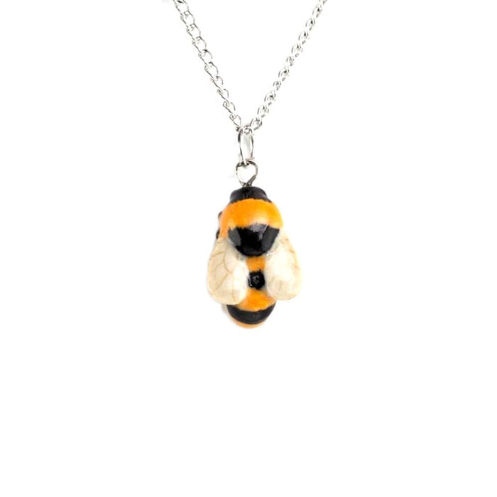 Bumblebee Pendant Porcelain Pendant Blue Planet Jewelry