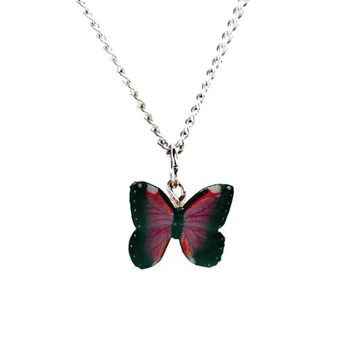 Violet Morpho Butterfly Pendant Porcelain Pendant Blue Planet Jewelry