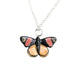 Painted Beauty Butterfly Pendant - Porcelain Pendant - Blueplanetjewelry.com