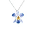 Purple Orchid Pendant Porcelain Pendant Blue Planet Jewelry