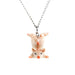Pink Pig Pendant Porcelain Pendant Blue Planet Jewelry