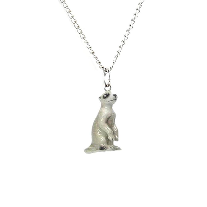 Meerkat Pendant Porcelain Pendant Blue Planet Jewelry