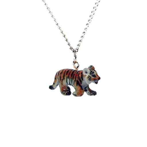 Tiger Pendant Porcelain Pendant Blue Planet Jewelry