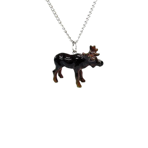 Moose Pendant Porcelain Pendant Blue Planet Jewelry