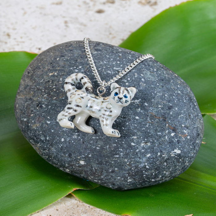 Snow Leopard Pendant