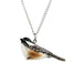 Chickadee Pendant Porcelain Pendant Blue Planet Jewelry