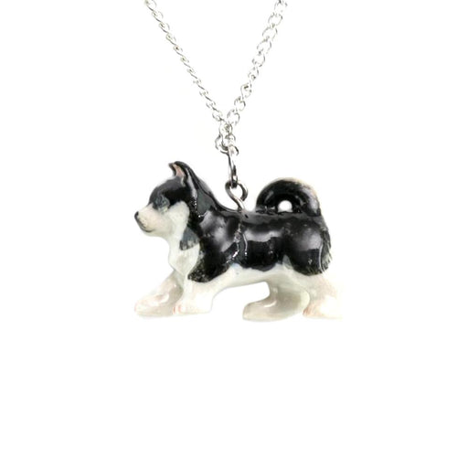 Husky Pendant Porcelain Pendant Blue Planet Jewelry