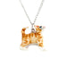 Ginger Kitten Pendant - Porcelain Pendant - Blueplanetjewelry.com