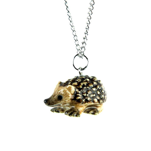 Hedgehog Pendant Porcelain Pendant Blue Planet Jewelry