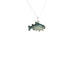 Salmon Pendant Porcelain Pendant Blue Planet Jewelry