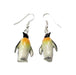 Emperor Penguin Porcelain Earrings Porcelain Earrings Blue Planet Jewelry