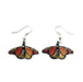 Monarch Butterfly Porcelain Earrings Porcelain Earrings Blue Planet Jewelry