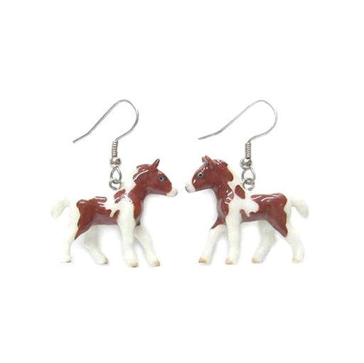 Pony Porcelain Earrings Porcelain Earrings Blue Planet Jewelry