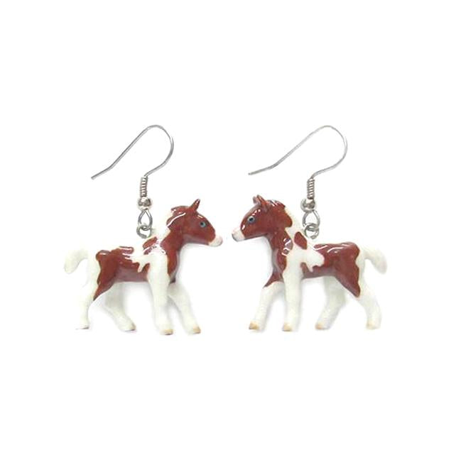 Pony Porcelain Earrings Porcelain Earrings Blue Planet Jewelry