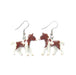 Pony Porcelain Earrings Porcelain Earrings Blue Planet Jewelry