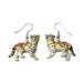 Cheetah Porcelain Earrings Porcelain Earrings Blue Planet Jewelry