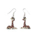 Giraffe Porcelain Earrings Porcelain Earrings Blue Planet Jewelry