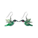 Hummingbird Porcelain Earrings Porcelain Earrings Blue Planet Jewelry