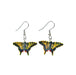 Tiger Swallowtail Butterfly Porcelain Earrings Porcelain Earrings Blue Planet Jewelry