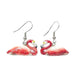 Flamingo Porcelain Earrings Porcelain Earrings Blue Planet Jewelry