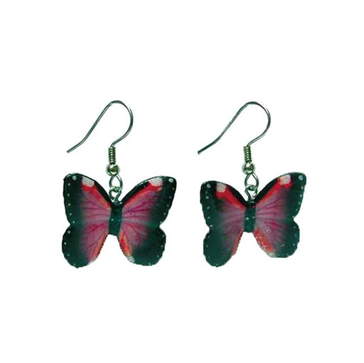 Violet Morpho Butterfly Porcelain Earrings Porcelain Earrings Blue Planet Jewelry