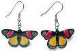 Painted Beauty Butterfly Porcelain Earrings Blue Planet Jewelry