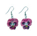 Pansy Porcelain Earrings Porcelain Earrings Blue Planet Jewelry