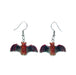 Little Brown Bat Porcelain Earrings Porcelain Earrings Blue Planet Jewelry