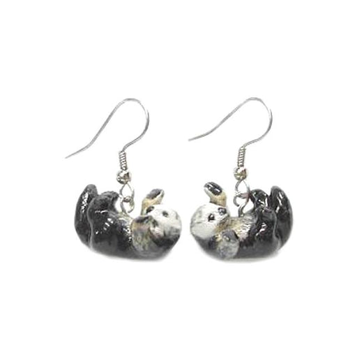 Sea Otter Porcelain Earrings Porcelain Earrings Blue Planet Jewelry