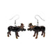 Moose Porcelain Earrings Porcelain Earrings Blue Planet Jewelry