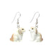 Lop-earred Rabbit Porcelain Earrings Porcelain Earrings Blue Planet Jewelry