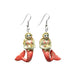 Mermaid Porcelain Earrings Porcelain Earrings Blue Planet Jewelry