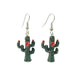 Saguaro Cactus Porcelain Earrings Porcelain Earrings Blue Planet Jewelry