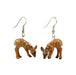 Deer Fawn Porcelain Earrings Porcelain Earrings Blue Planet Jewelry