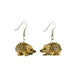 Hedgehog Porcelain Earrings Porcelain Earrings Blue Planet Jewelry