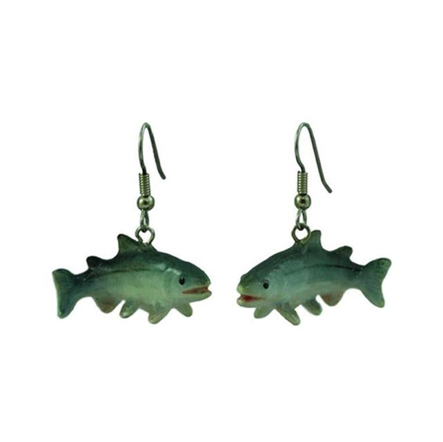 Salmon Porcelain Earrings Porcelain Earrings Blue Planet Jewelry