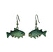 Salmon Porcelain Earrings Porcelain Earrings Blue Planet Jewelry