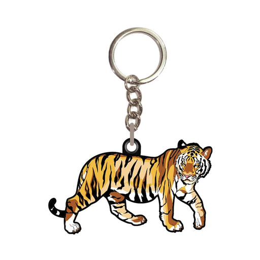 Tiger Embroidered Keychain - Embroidered Keychain - Blueplanetjewelry.com