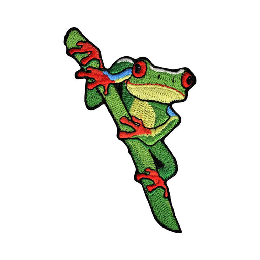 Red-Eyed Frog Patch - Embroidered Patch - Blueplanetjewelry.com