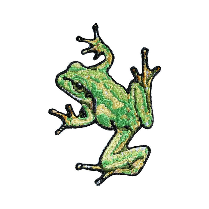 Green Tree Frog Patch - Embroidered Patch - Blueplanetjewelry.com