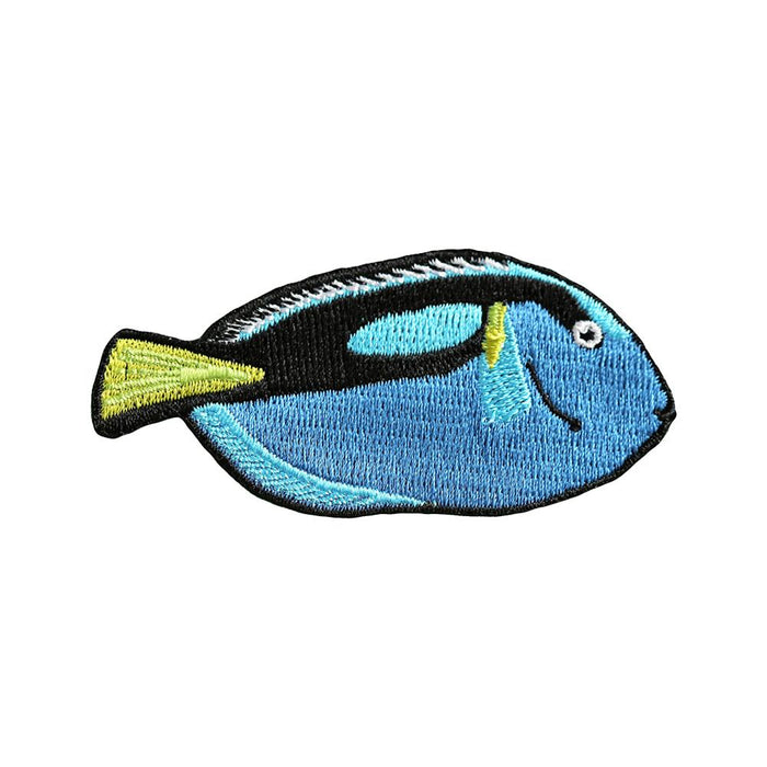 Blue Tang Fish Patch - Embroidered Patch - Blueplanetjewelry.com
