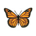 Monarch Butterfly Patch - Embroidered Patch - Blueplanetjewelry.com